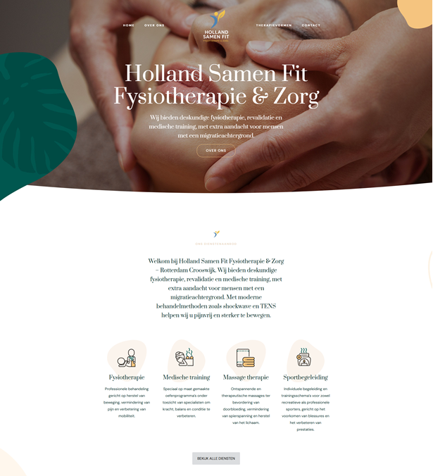 Holland Samen Fit Fysiotherapie website referentie